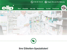 Tablet Screenshot of elip.de